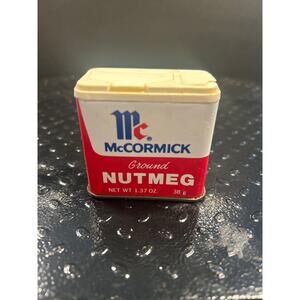 1977 McCormick Nutmeg Tin